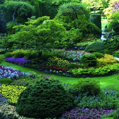 Calendar cu imagini Gardens, 31.5 x 48 cm, 12 file, 2026